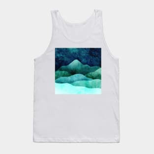 A Stroll through the Mountains // Negative Watercolour Painting Tank Top